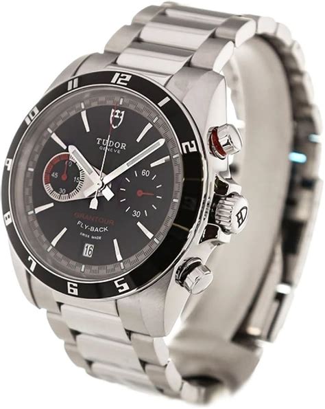 Tudor Grantour Flyback Black Dial Chronograph Men's Watch